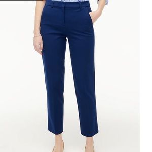 J Crew Factory navy wool cropped pants